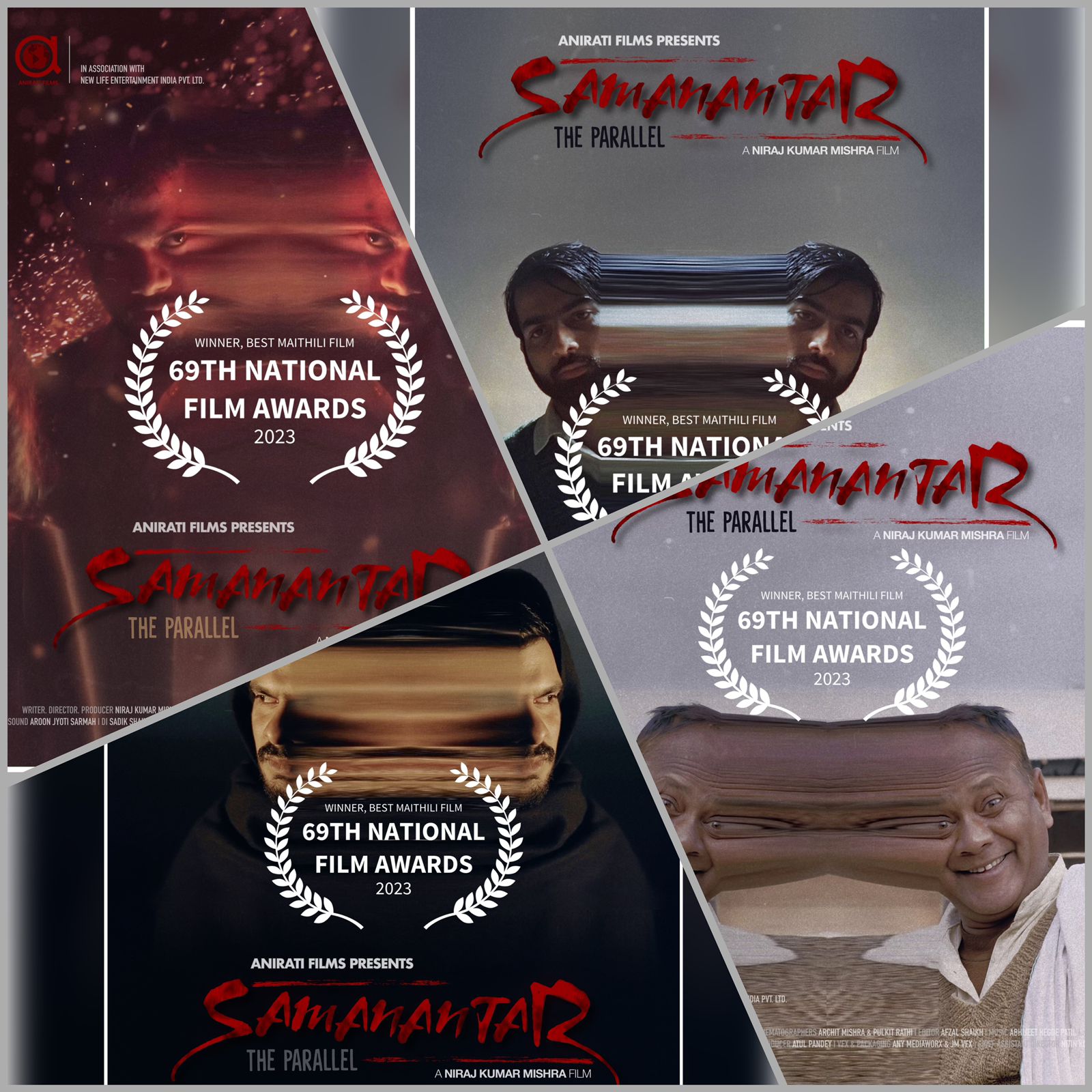 The feature film ‘SAMANANTAR’ (The Parallel), won the ‘Best Feature Film’ at the 69th National Film Awards.